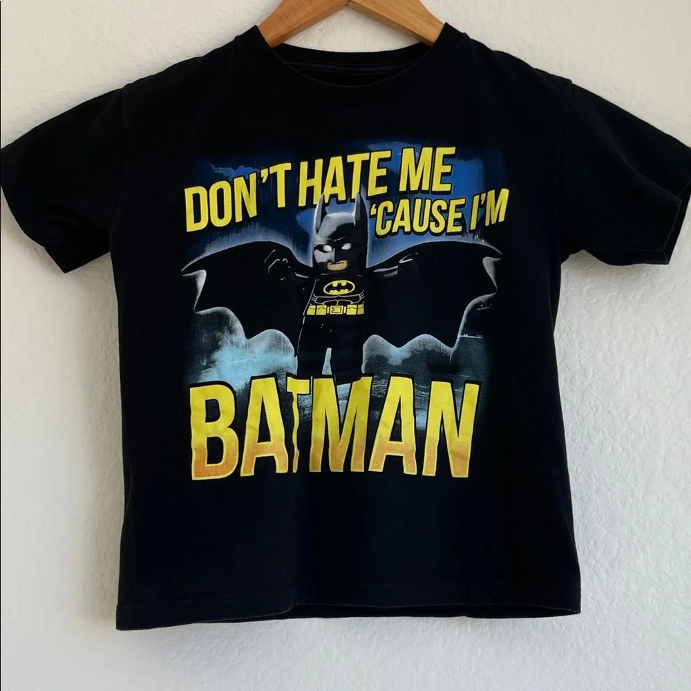 LEGO & DC COMICS Black Batman Graphic T-Shirt • Large